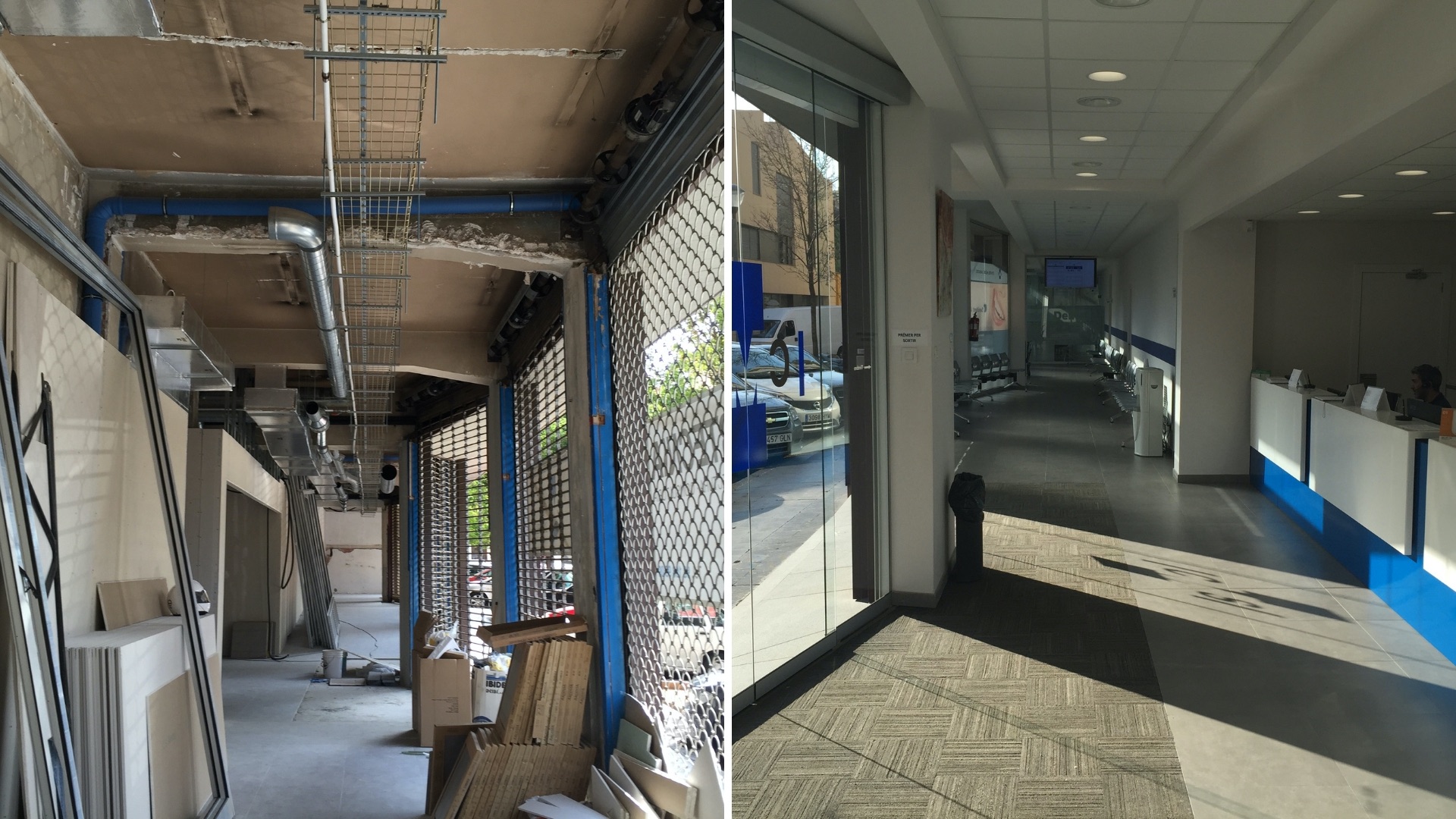 Centro médico en Sabadell obras