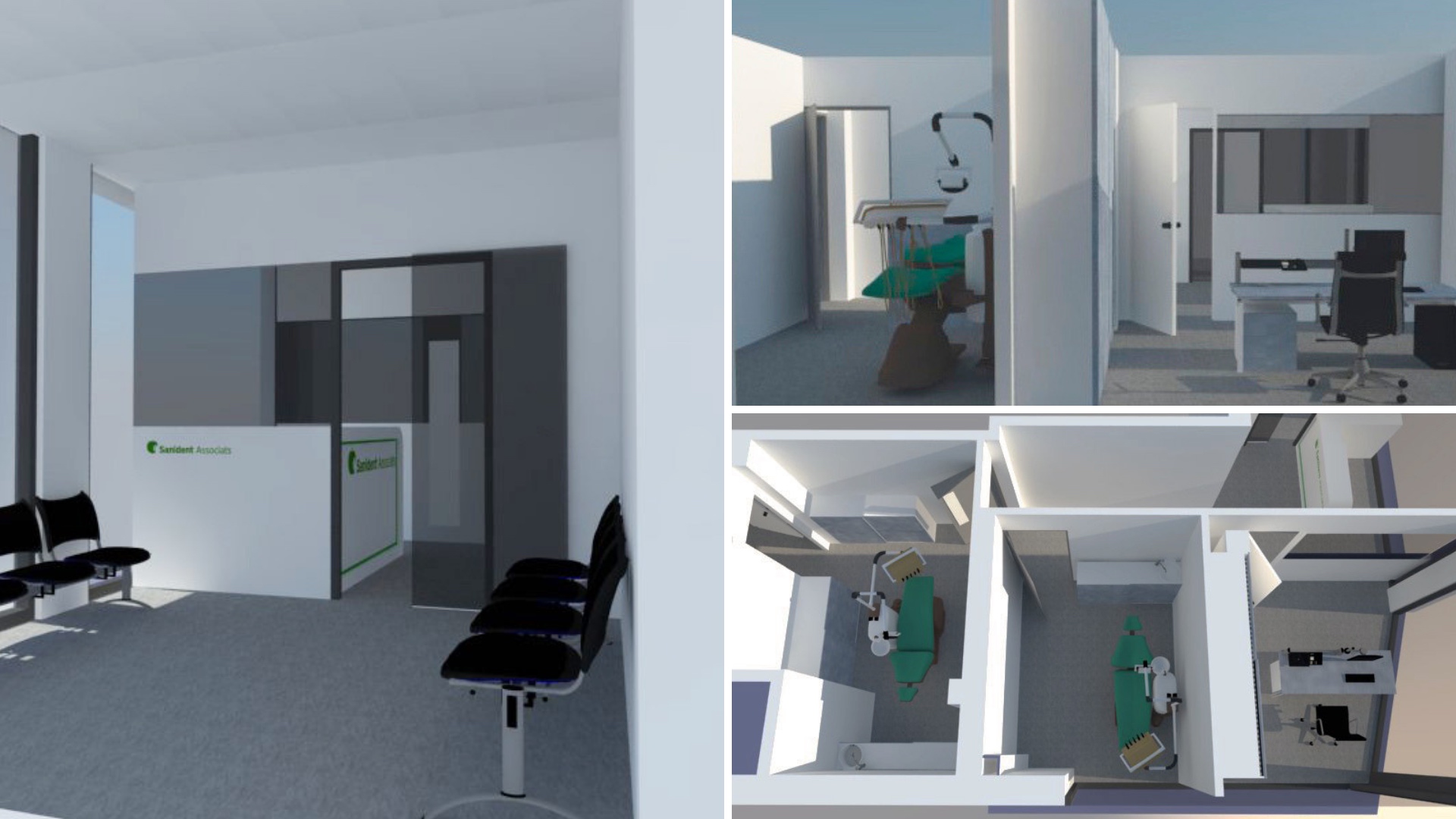 Centro médico en Sabadell renders