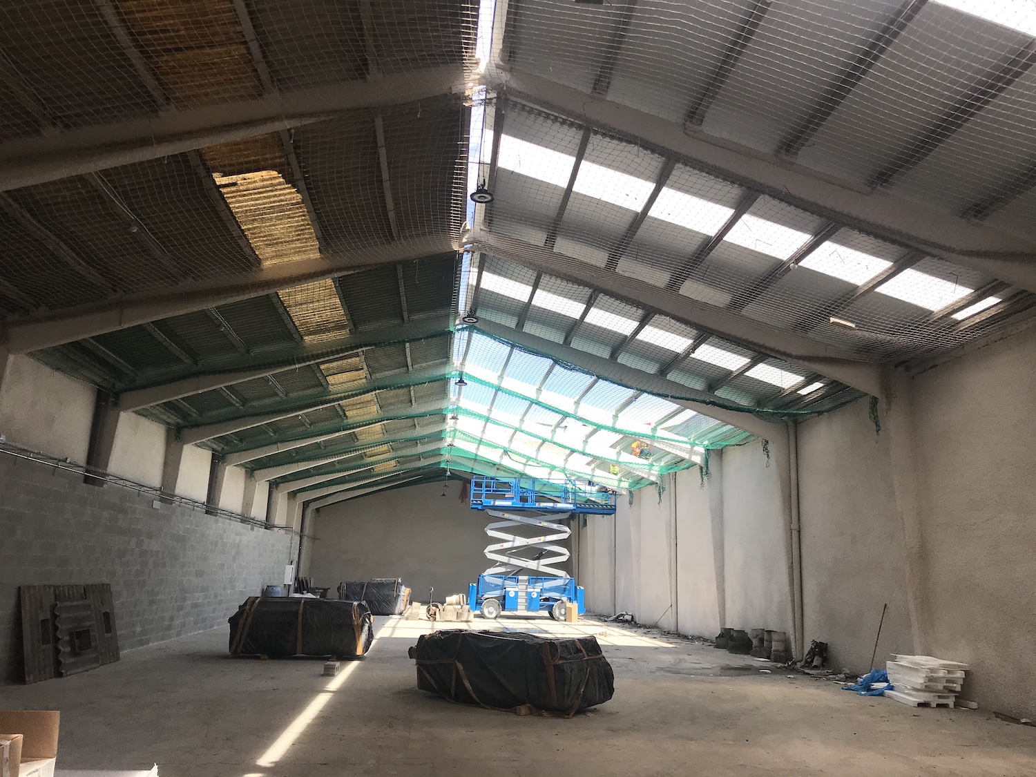 Rehabilitación nave industrial obras techo 3