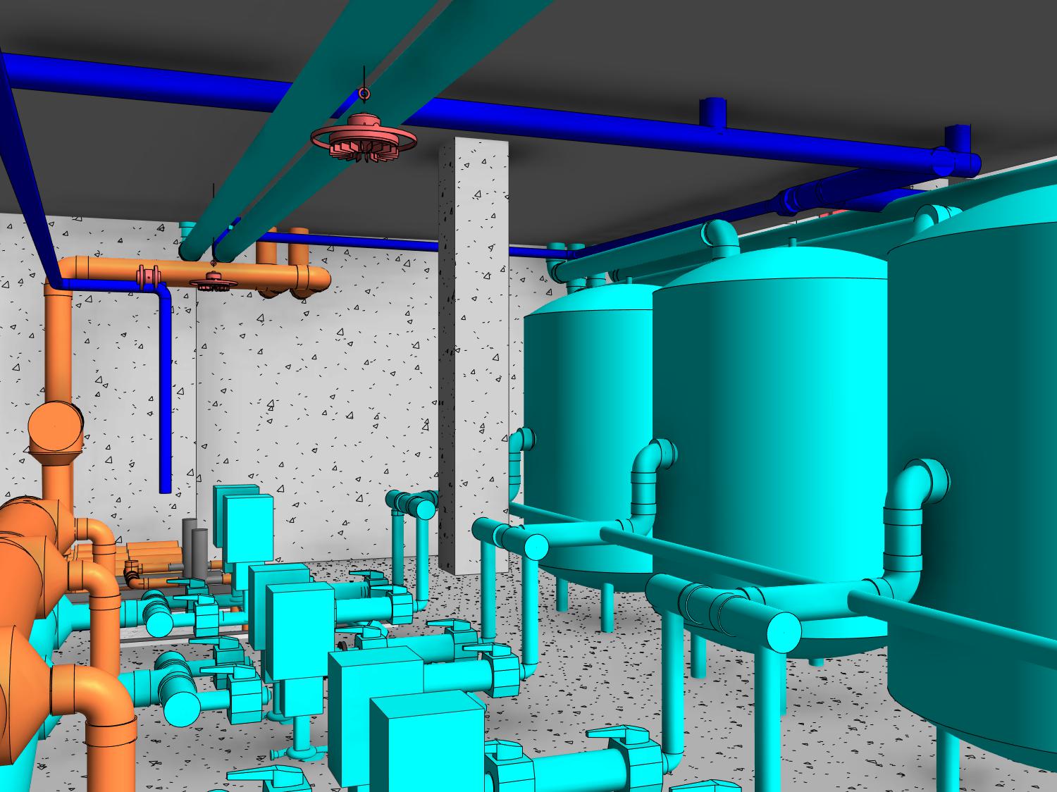 Sistema de refrigeración maquinaría BIM