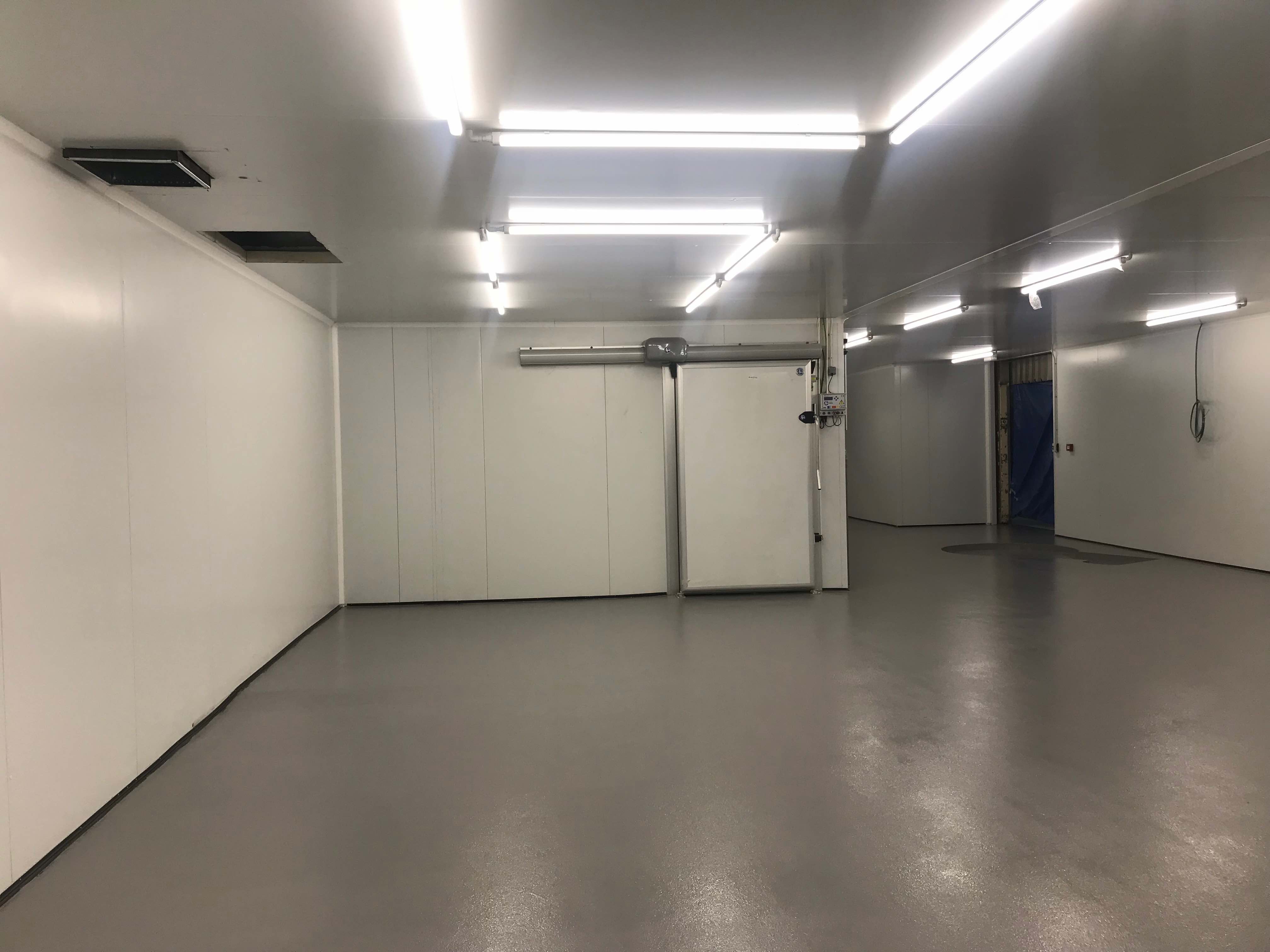 túnel de congelación terminado